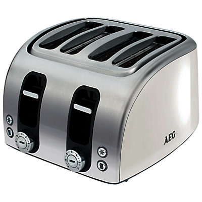 AEG AT7100w-u 4-Slice Toaster, White